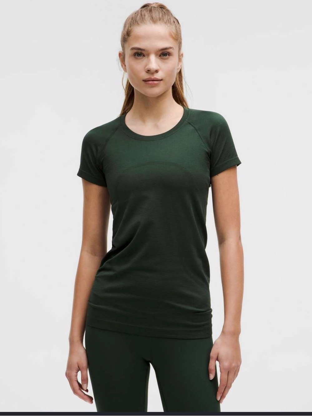 Lululemon Swiftly Tech Short-Sleeve Shirt 2.0 *Hip Length Rainforest Green size
